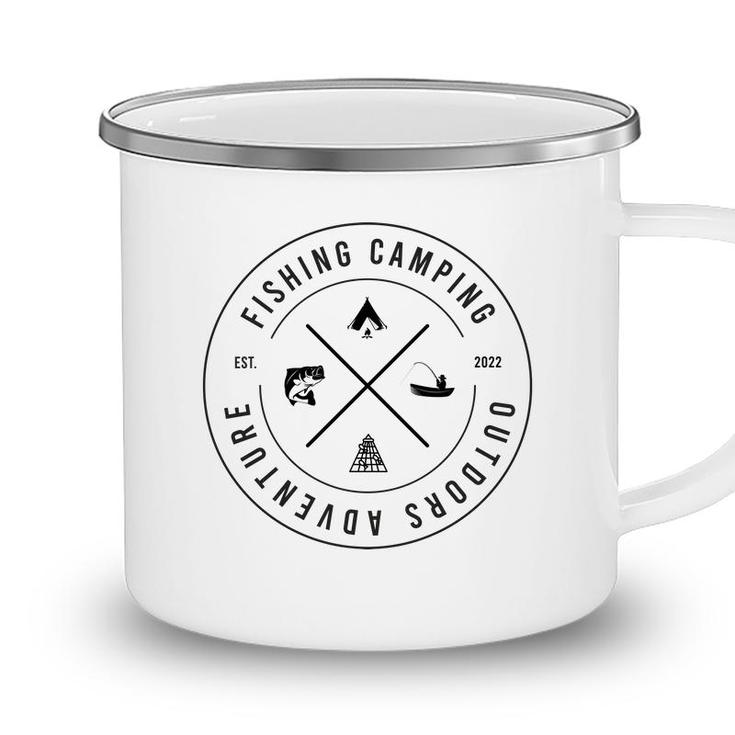 Fishing Camping Outdoor Adventure Summer Est 2022 Camping Mug