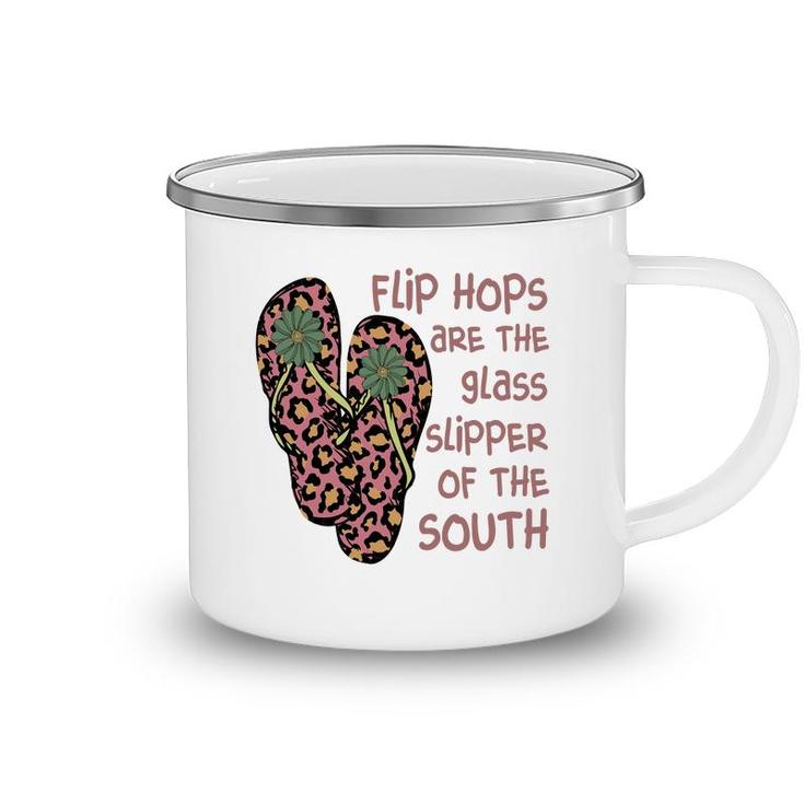 Flip Hops Are The Glass Supper Of The South Retro Beach Camping Mug