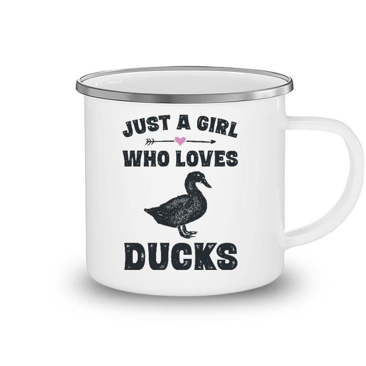 Funny Duck  Gifts For Teen Girls Cute Duck Camping Mug