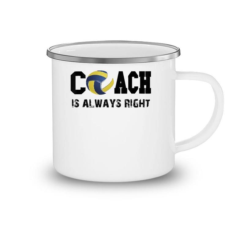 Funny Volleyball Coach Gifts Gift For Volleyball Coach  Camping Mug