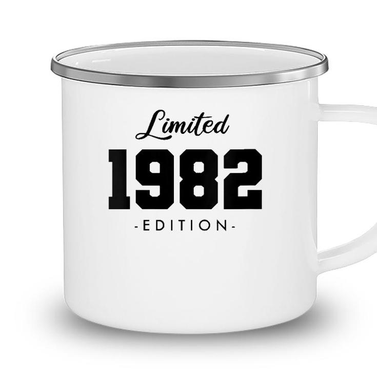 Gift For 40 Years Old 1982 Limited Edition 40Th Birthday Camping Mug