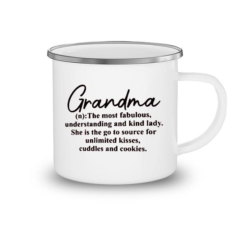 Grandma Definition Unlimited Kisses Cuddles And Cookies Camping Mug