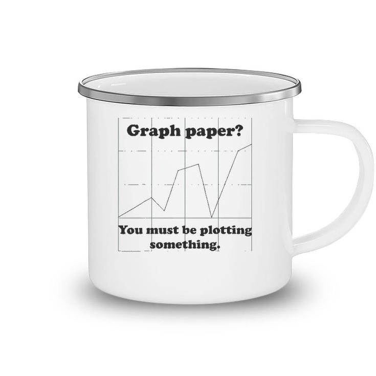 Graph Paper Very Punny Funny Math Pun Camping Mug
