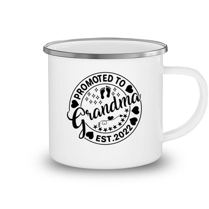 Happy Mothers Day Promoted To Grandma 2022 Circle Great Camping Mug