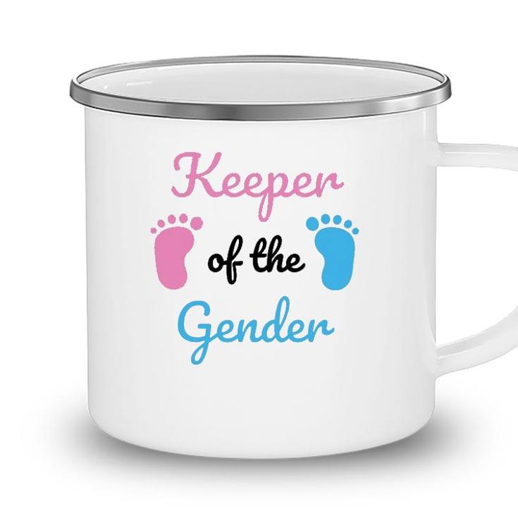 Keeper Of The Gender Reveal Party Supplies Camping Mug