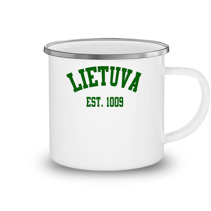 Lietuva Est 1009 Lithuania Strong Apparel Camping Mug