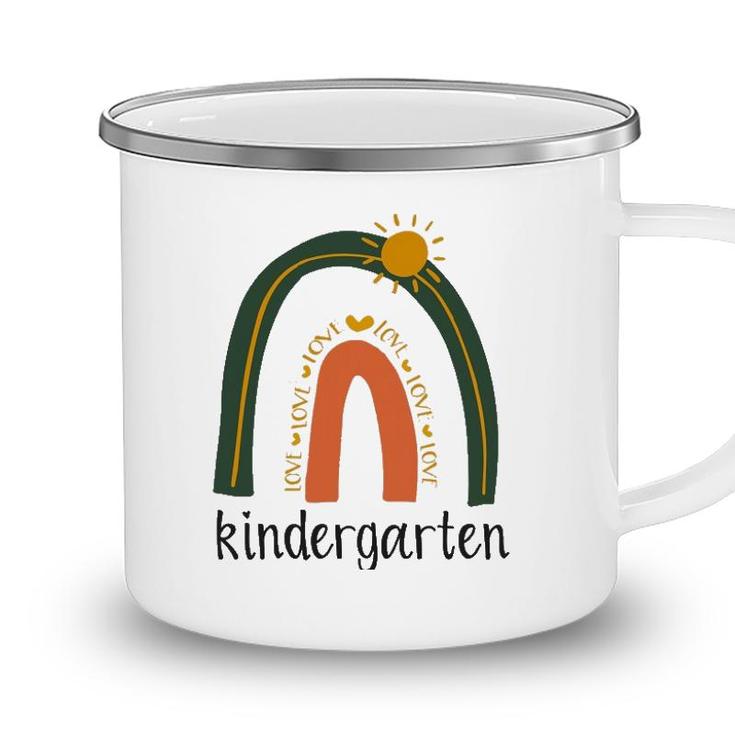 Love Rainbow Proud Nursery Preschool Kindergarten Teacher Camping Mug