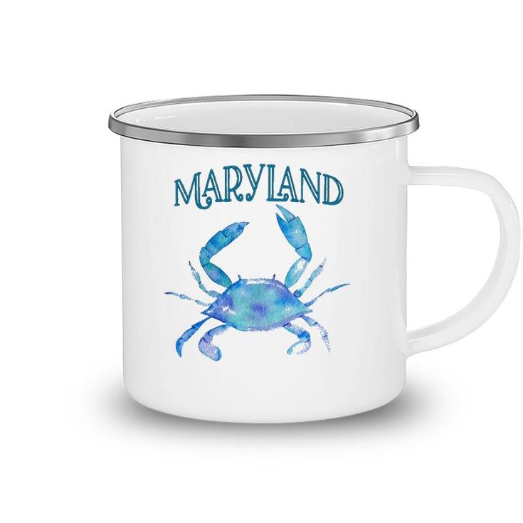 Maryland Beautiful Chesapeake Bay Blue Crab - Maryland  Camping Mug