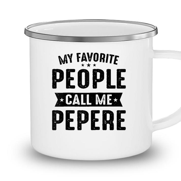 Mens My Favorite People Call Me Pepere Best Pepere Gifts Raglan Baseball Tee Camping Mug