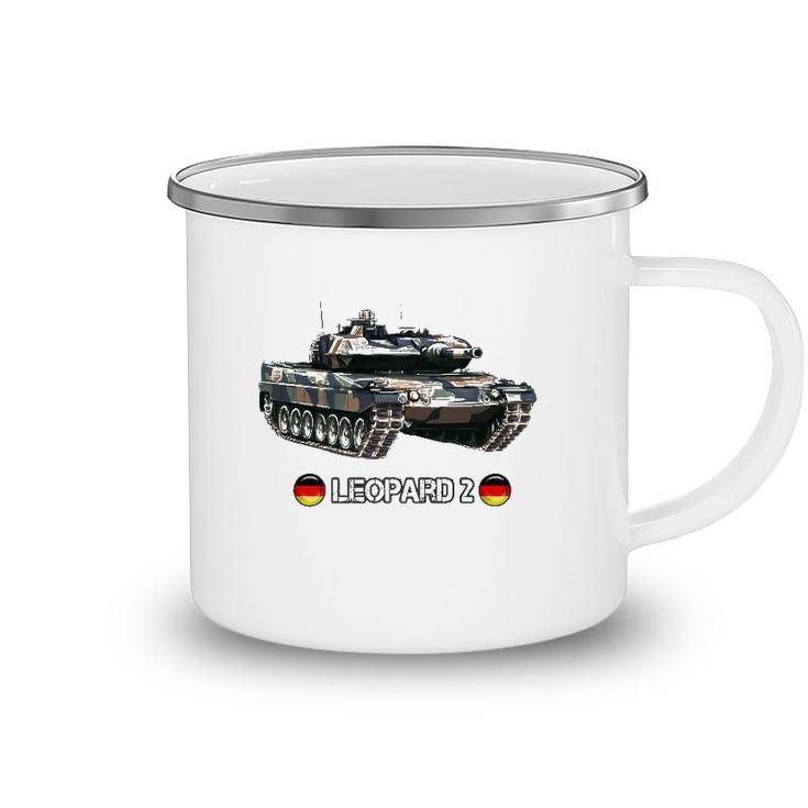 Modern German Main Battle Tank Leopard 2 Gift Camping Mug
