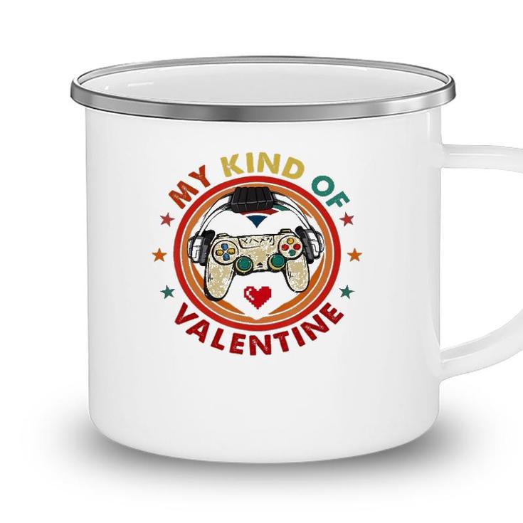 My Kind Of Valentine Funny Video Game Lover Graphic Day Camping Mug
