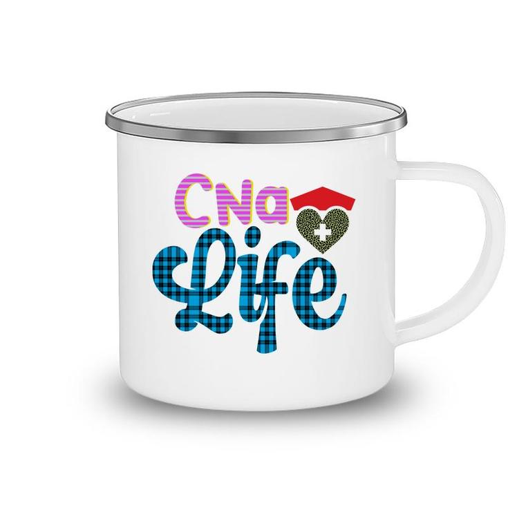 Nurses Day Cna Life Caro Blue Word Gift 2022 Camping Mug