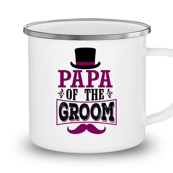Papa Of The Groom Groom Bachelor Party Camping Mug