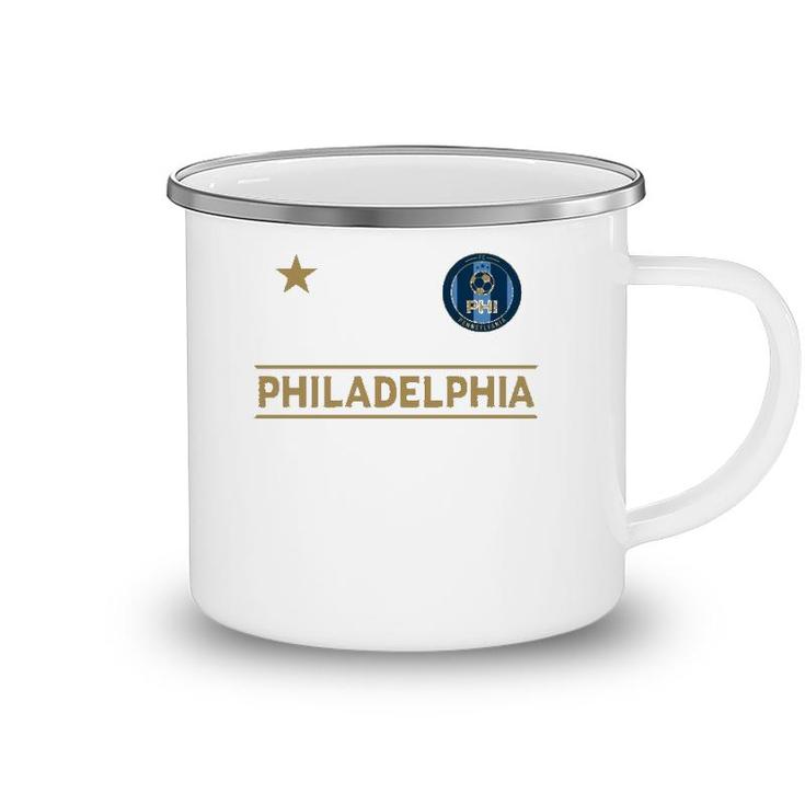Philadelphia Soccer Jersey Original Fan Design Camping Mug