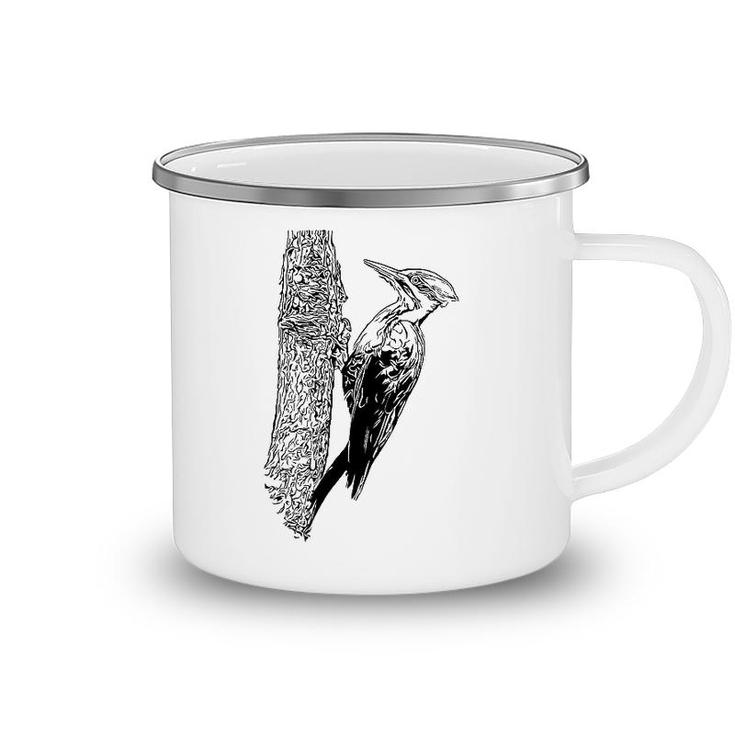 Pileated Woodpecker Bird Lover Gift Camping Mug