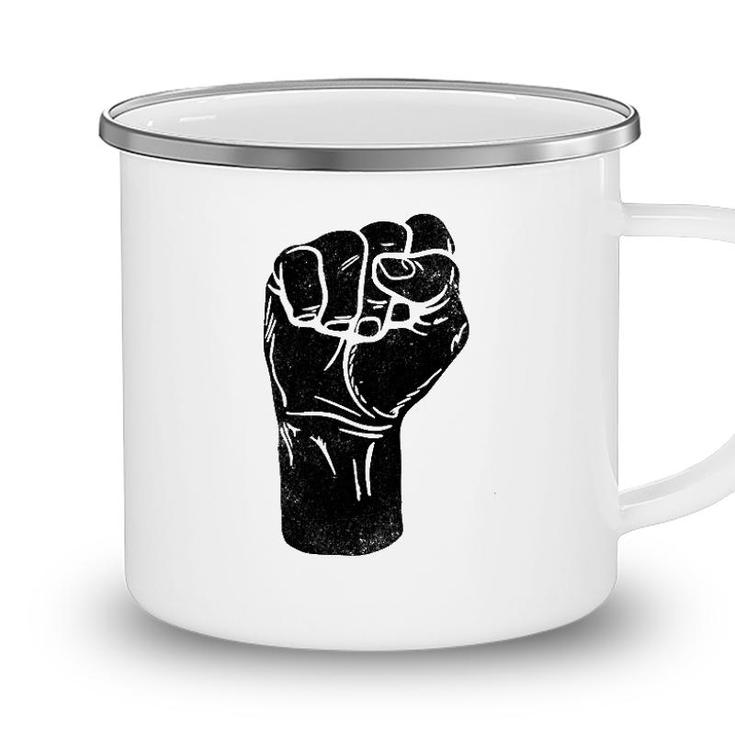Power Fist Black History Pride Black Lives Matter Africa Camping Mug