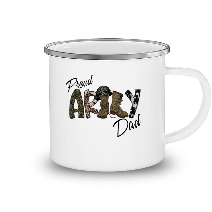 Proud Army Dad For Hero Military Dad Camping Mug