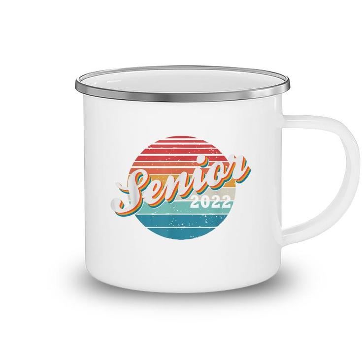 Retro Senior Class Of 2022 Seniors  Camping Mug