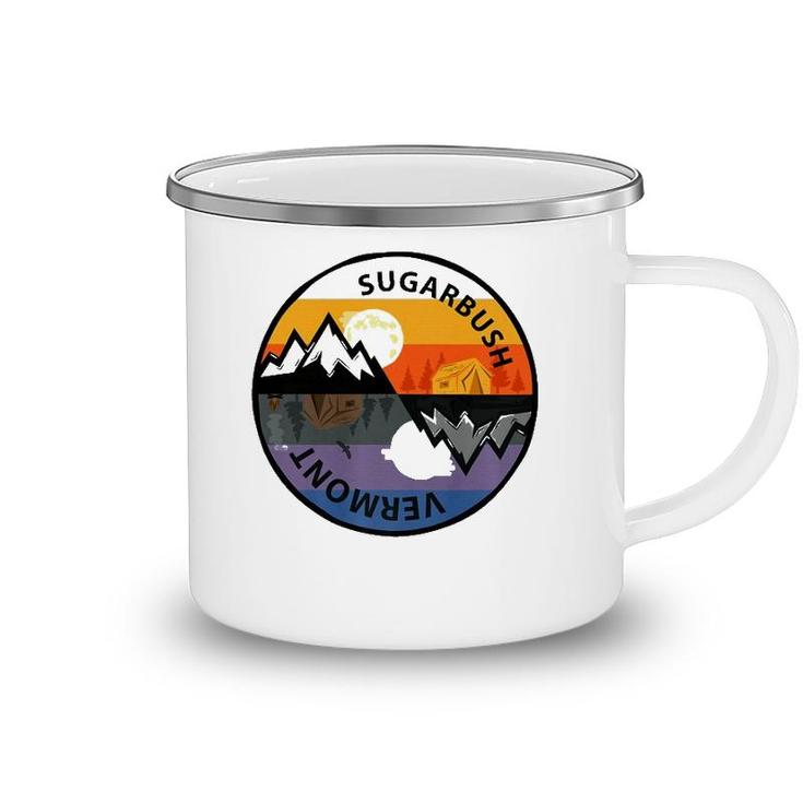 Retro Vintage Sugarbush Vermont Souvenir  Camping Mug