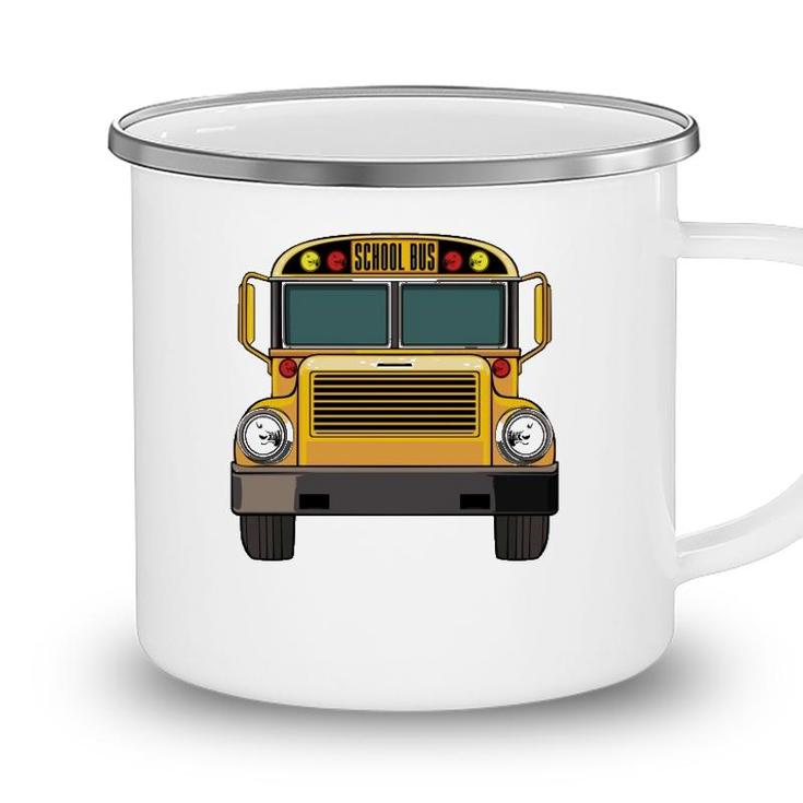 School Bus Driver Mechanic Road Vehicle Halloween Costume Camping Mug