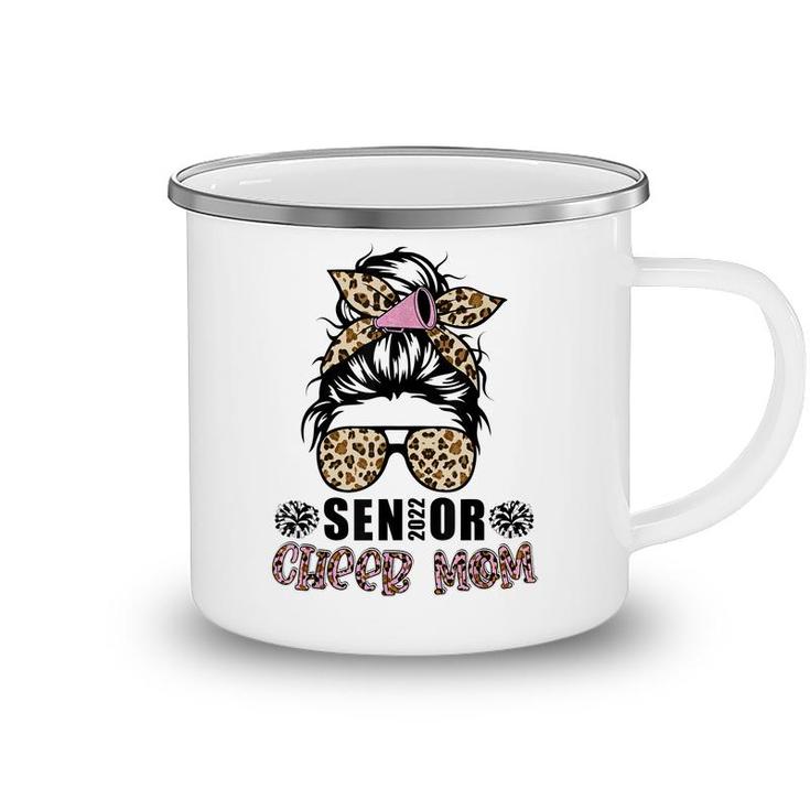 Senior 2022 Cheer Mom Cheerleader Parent Class Of 2022  Camping Mug