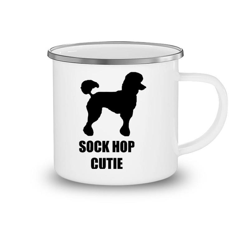 Sock Hop Cutie 50S Costume  Black Poodle Camping Mug