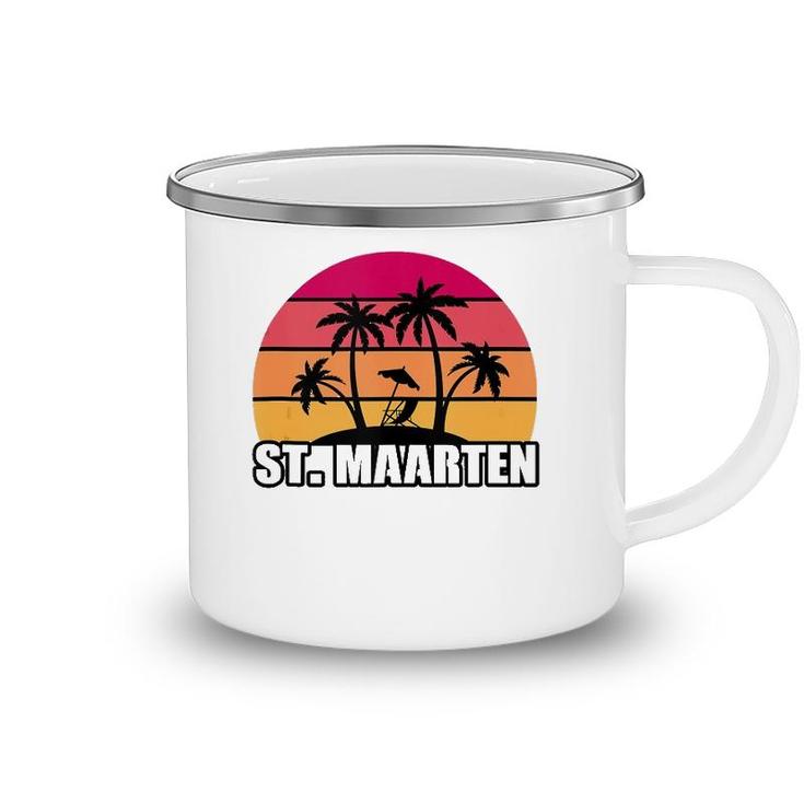 St Maarten Vacation Souvenir Gift  Camping Mug