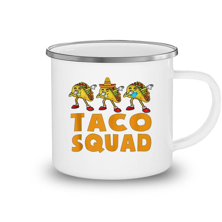 Taco Squad  Crew Cinco De Mayo Cute Tacos Kids Toddler  Camping Mug