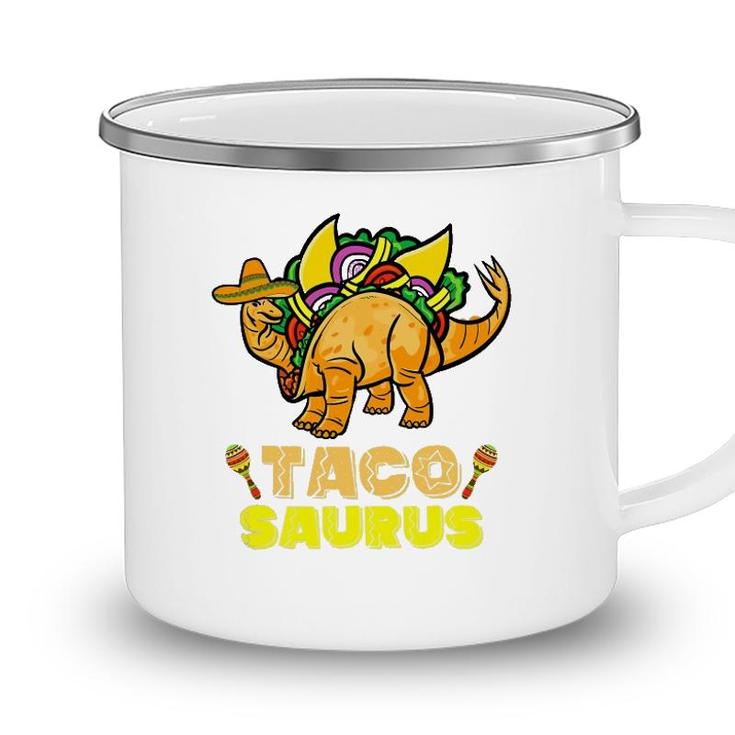 Tacosaurus  Kid Taco Cinco De Mayo Kid Dinosaur Taco Camping Mug