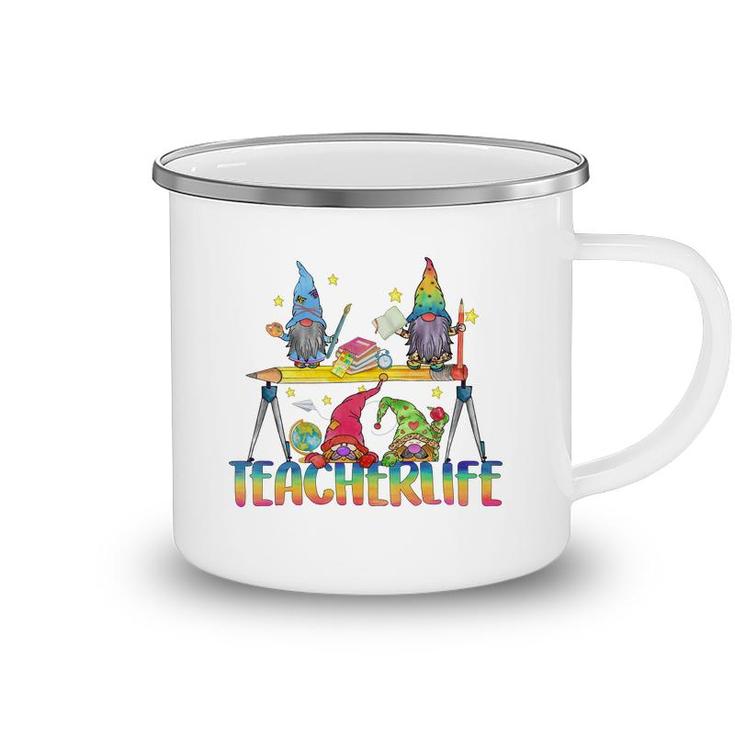 Teacher Life Like Little Fairies Who Bring Knowledge To Students Camping Mug