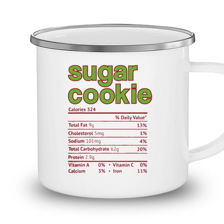 Thanksgiving Sugar Cookie Nutrition Facts Funny Christmas Camping Mug
