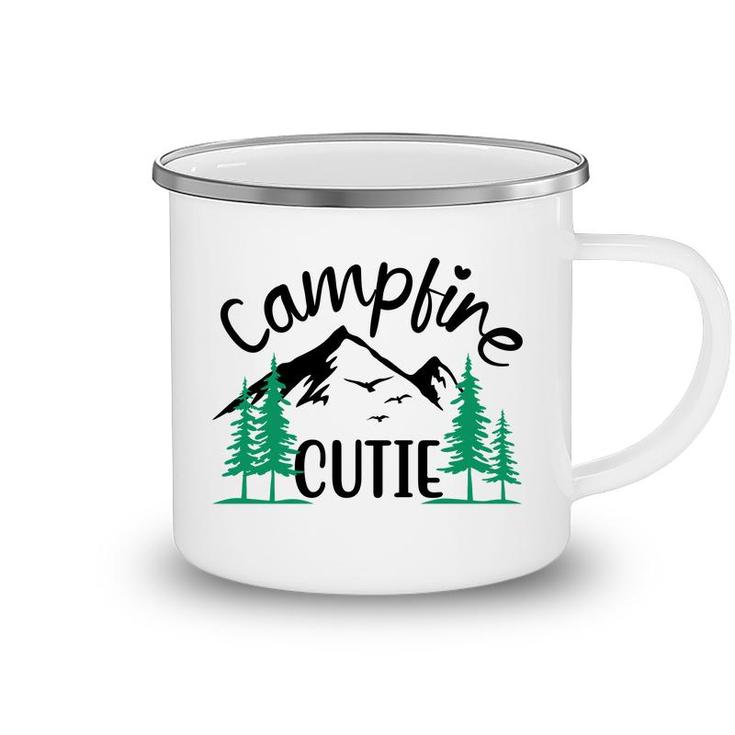 Travel Lover  Has Camp With Campfire Cutie In Their Exploration Camping Mug
