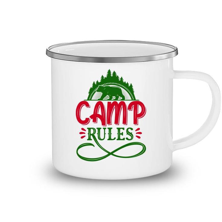 Travel Lover Makes Camp Rules For Them In The Exploration Camping Mug