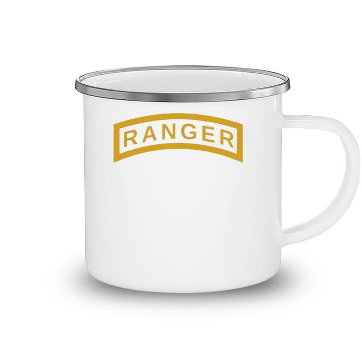 Us Army Ranger Yellow Tab Vintage Airborne Veteran Soldier Camping Mug