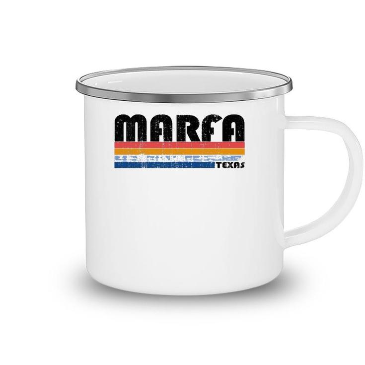Vintage 70S 80S Style Marfa Texas Camping Mug