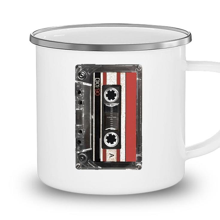 Vintage Mixtape Retro Oldschool Tape Cassette Camping Mug