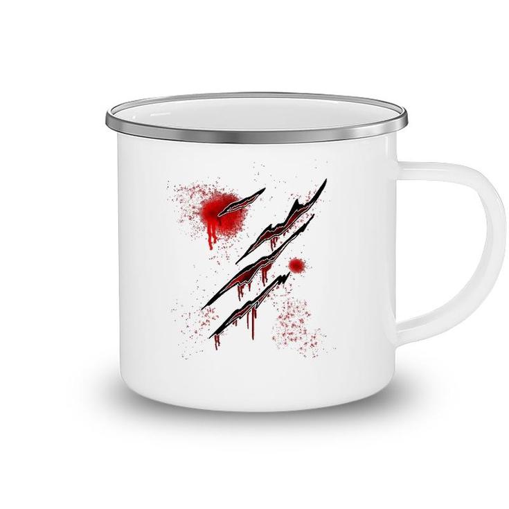 Zombie Ripped  Blood Red Zombie  Zombie Wounds Camping Mug