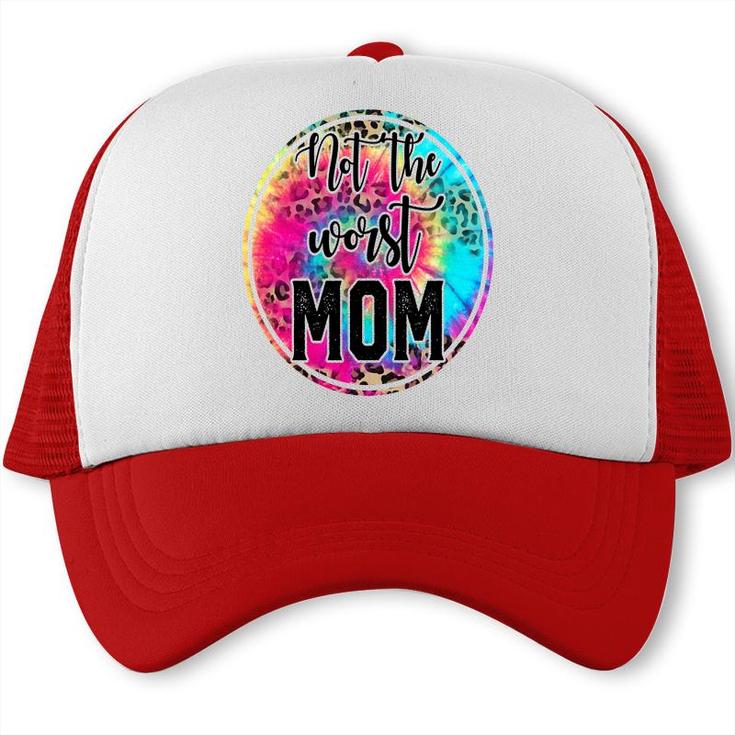 Honestly I_M Not The Worst Mom Vintage Mothers Day Trucker Cap