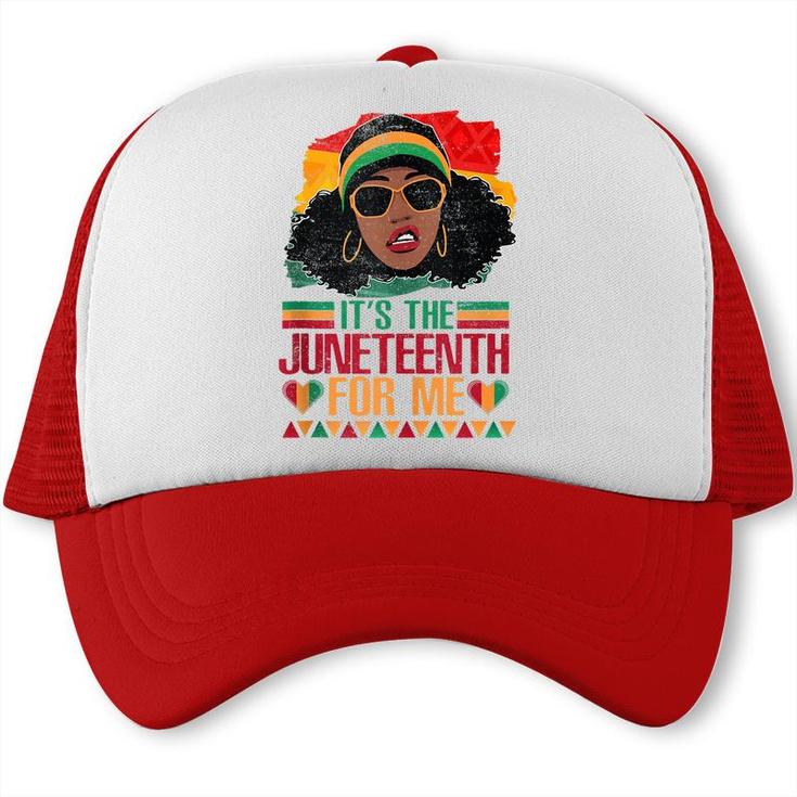 Its The Juneteenth For Me Free-Ish Since 1865 Independence   Trucker Cap