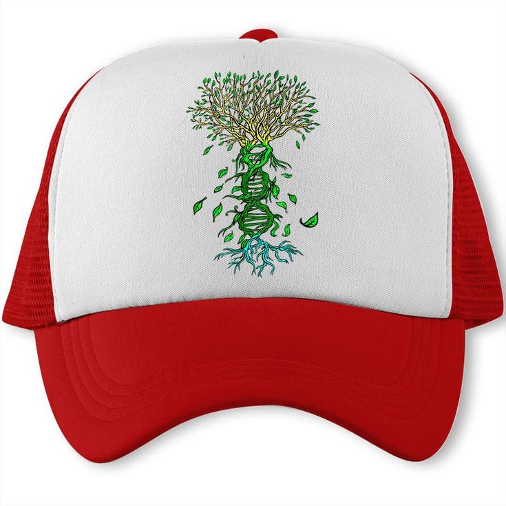 Life Tree Dna Earth Day Cool Nature Lover Environmentalist  Trucker Cap