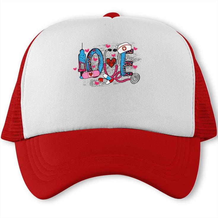 Love Nurse Great Impression Gift For Human New 2022 Trucker Cap