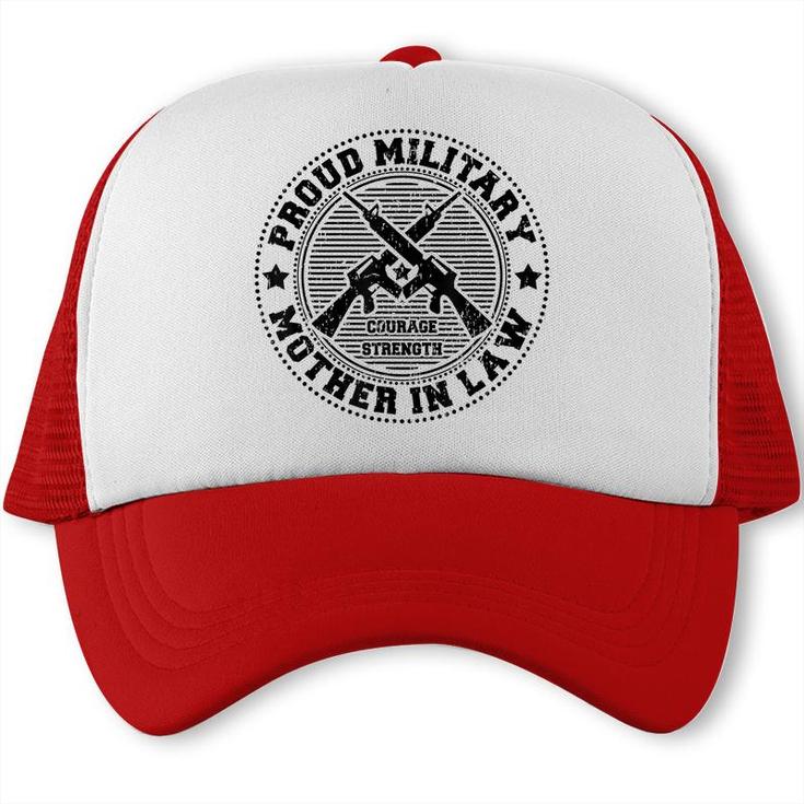 Proud Military Mother In Law  - Family Of Soldiers Vets Trucker Cap