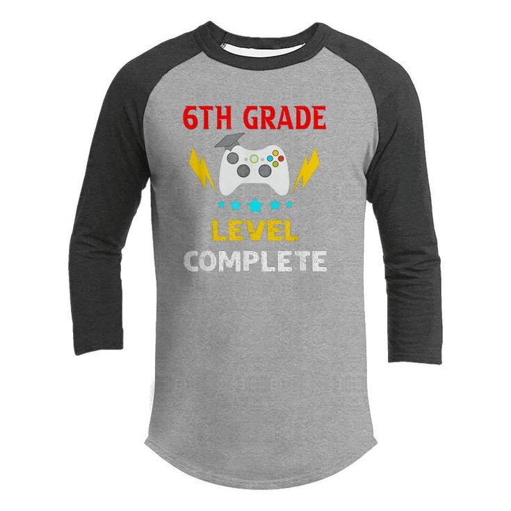 2021 6Th Grade Graduation Gamers Sixth Grade Middle School  Youth Raglan Shirt