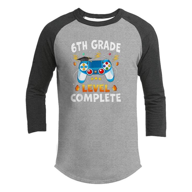 6Th Grade Level Complete Gamer Class Of 2021 Graduation  Youth Raglan Shirt