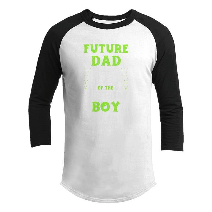 Future Dad Of The Birthday Boy Birthday Boy Matching Video Gamer Youth Raglan Shirt