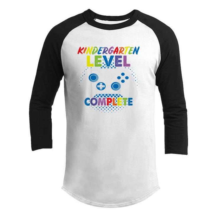 Kids Kindergarten Level Complete Kids Youth Raglan Shirt