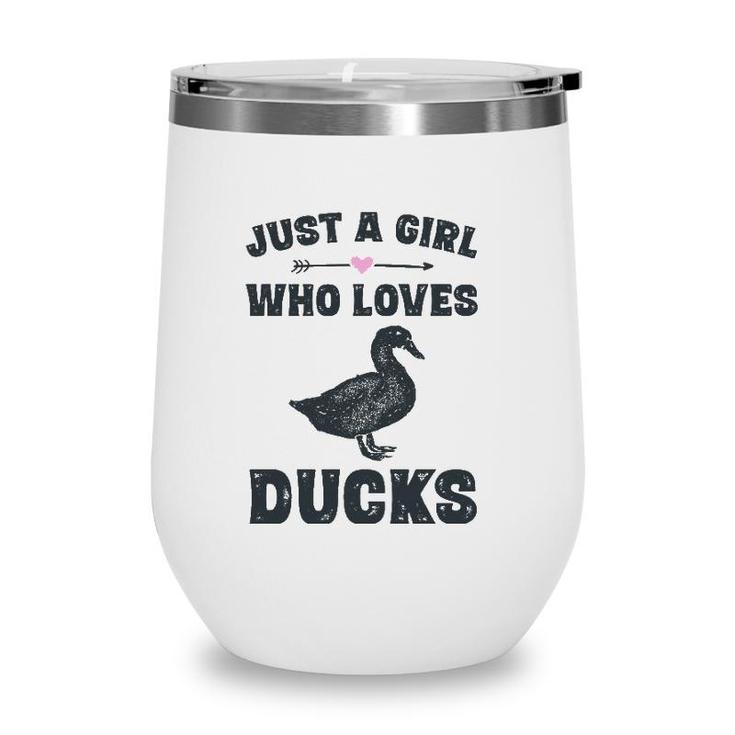 Funny Duck  Gifts For Teen Girls Cute Duck Wine Tumbler
