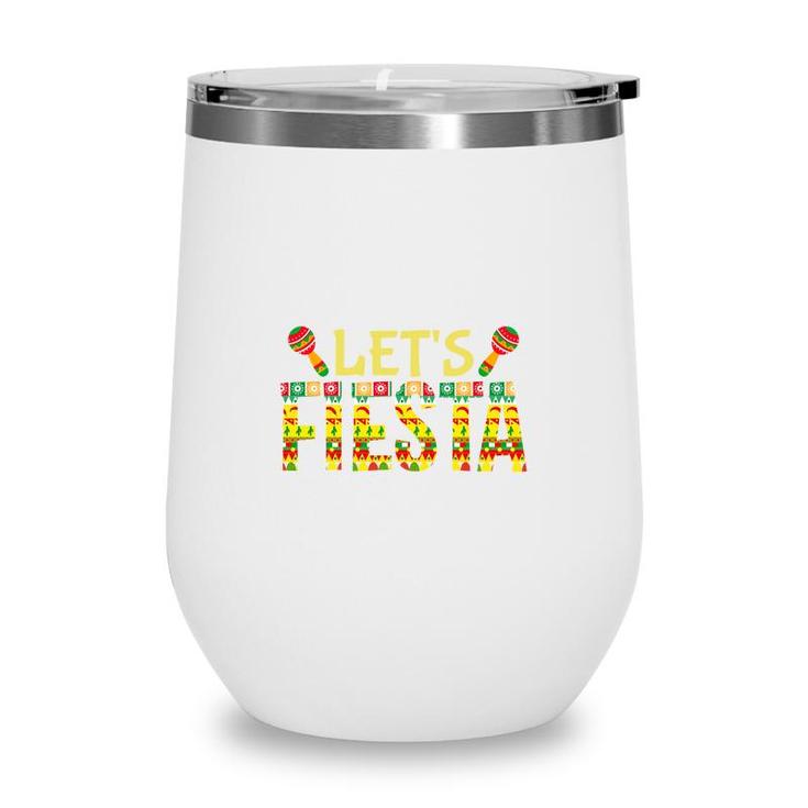 Lets Fiesta Cute Decoration Gift For Human Wine Tumbler
