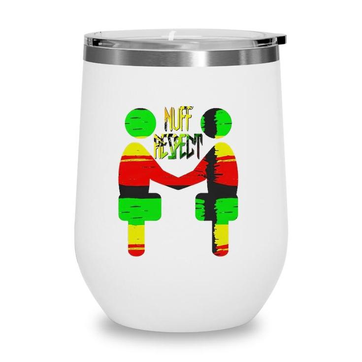 Nuff Respect Lady G Shake Hands Wine Tumbler