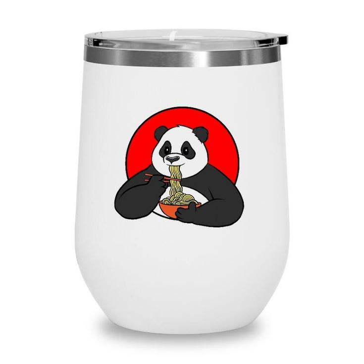 Ramen Cute Panda  Kawaii Anime Japanese Otaku Gift Wine Tumbler